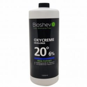 Bioshev Oxycreme Developer Aloe Extract 20vol - 1000ml